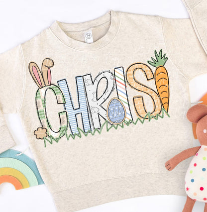 Personalized Easter Sweatshirt - Custom Name