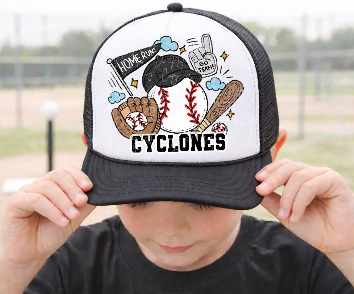 Personalized Baseball Trucker Hat