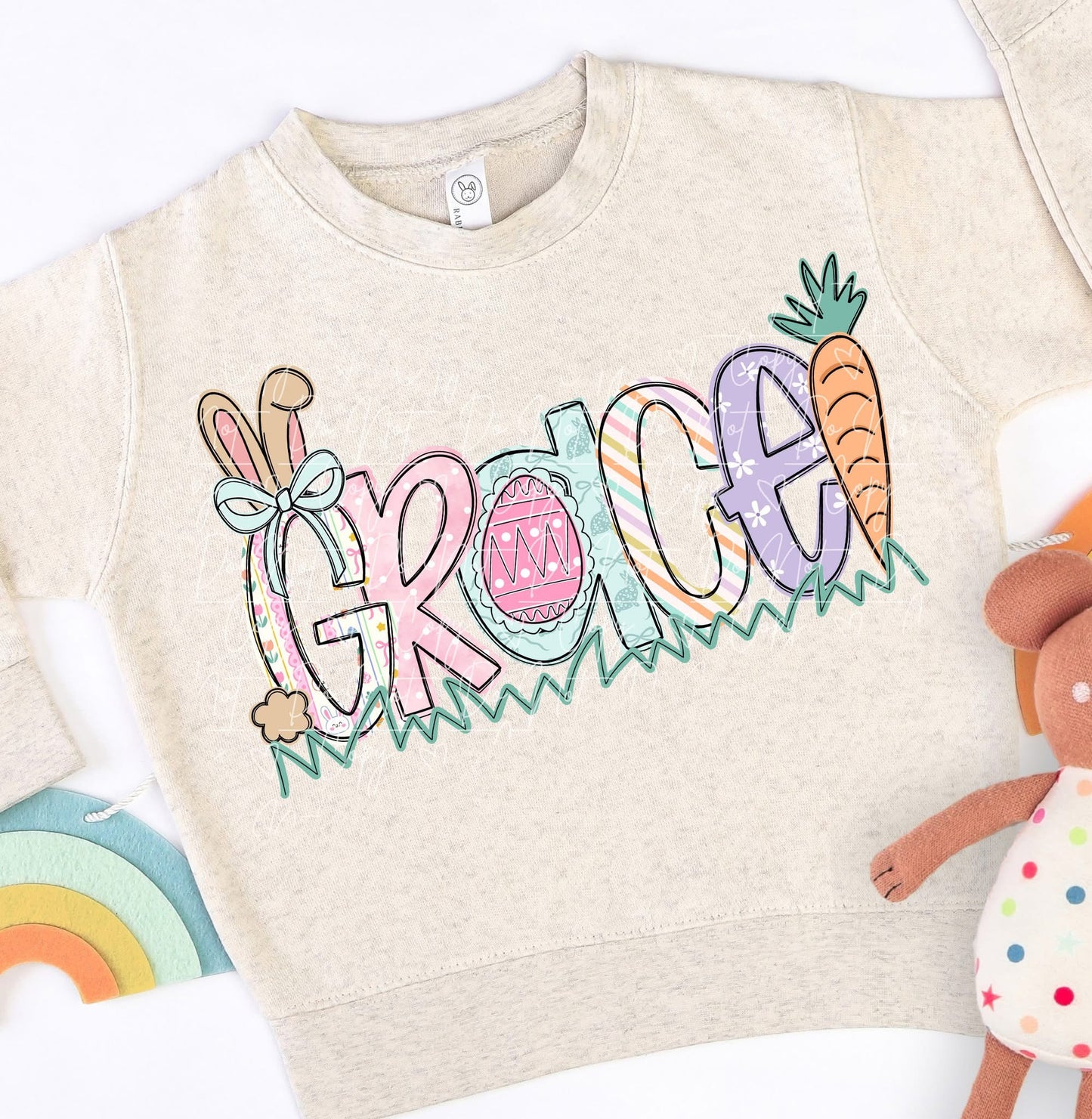 Personalized Easter Sweatshirt - Custom Name