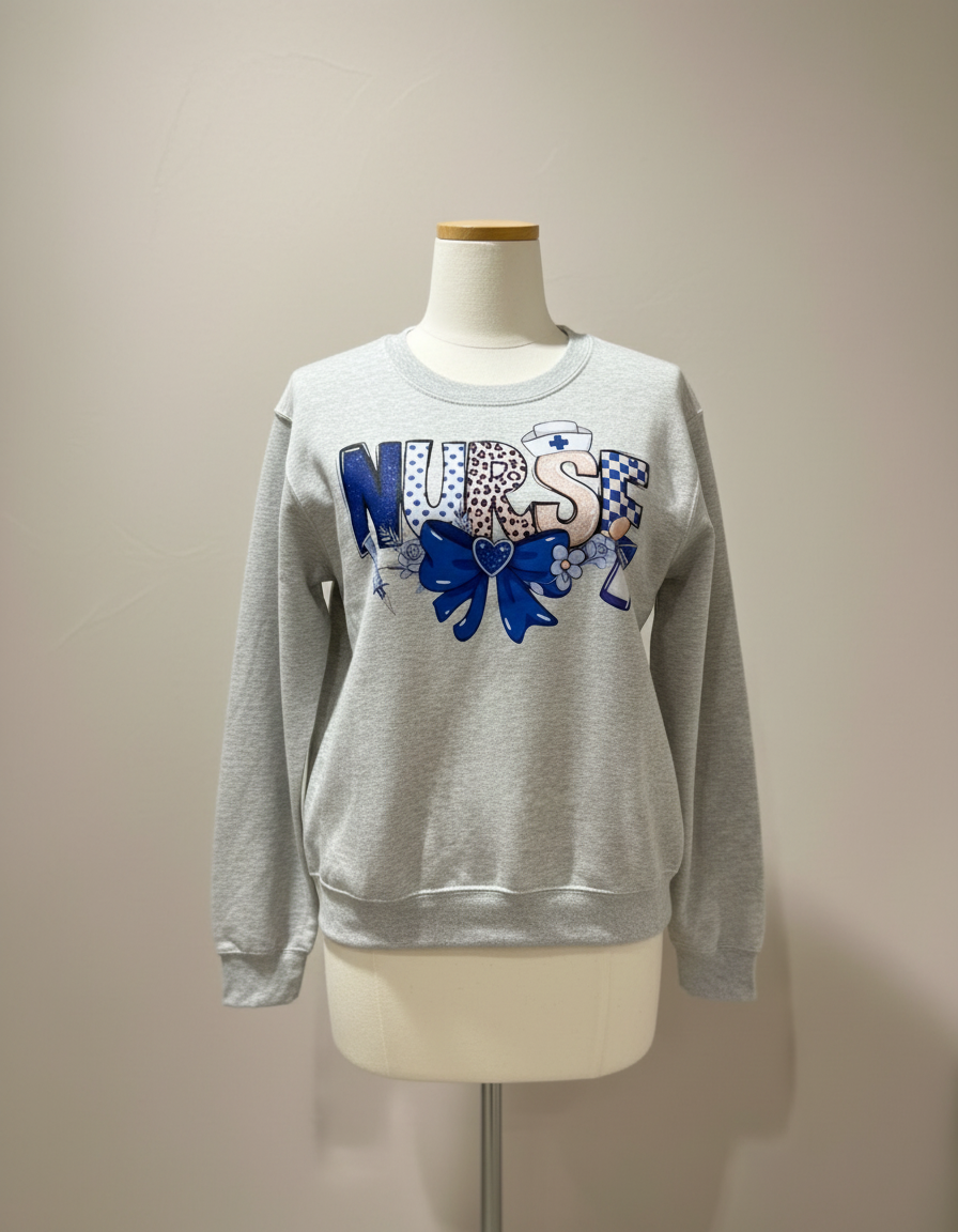 NURSE Sweatshirt- DTF Print